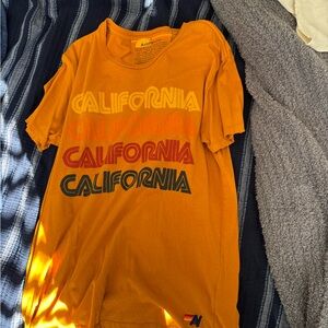 Aviator Nation Orange California Tee